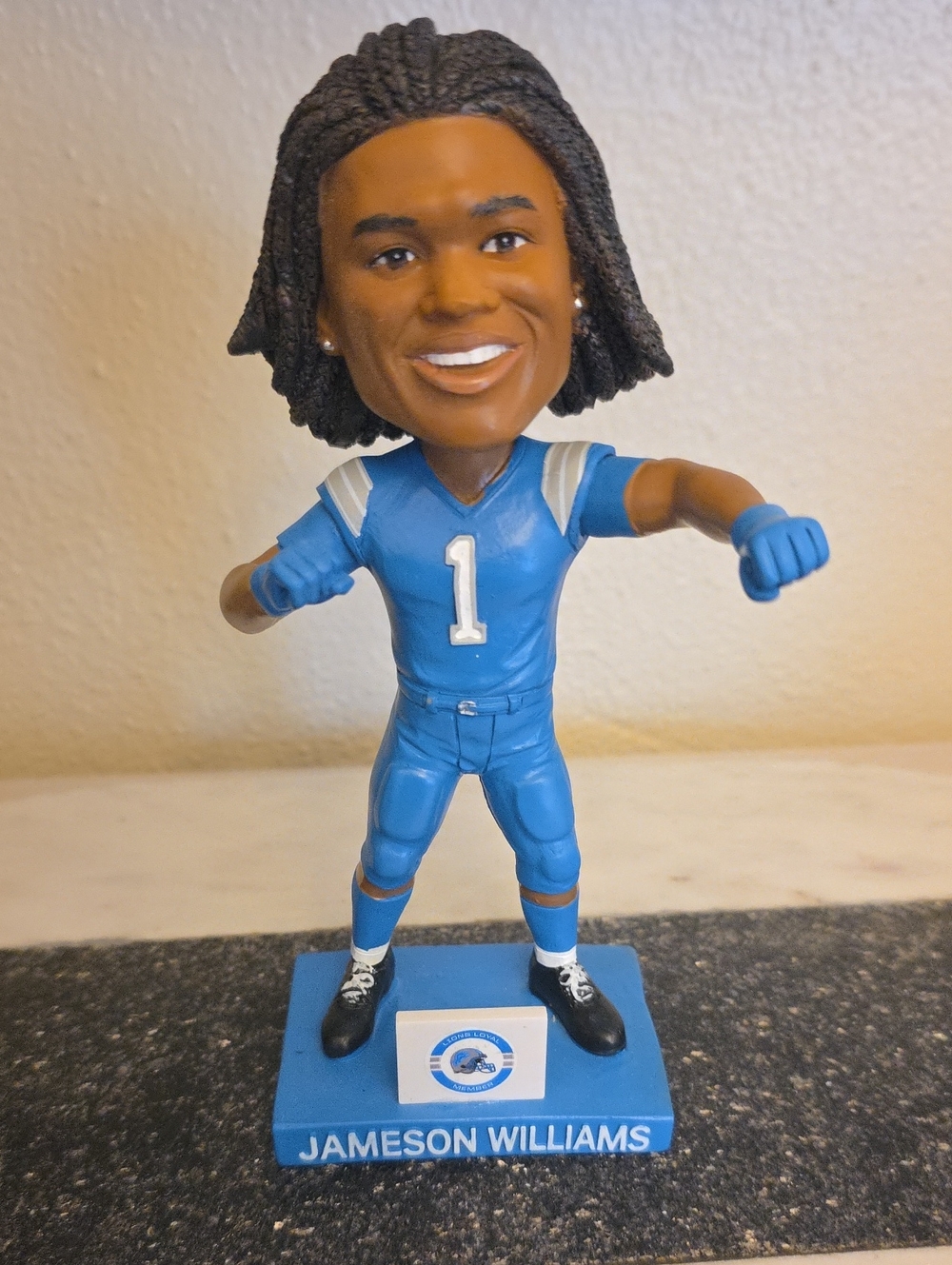 Jameson Williams Bobblehead 2026 LLM Limited Edition NEW